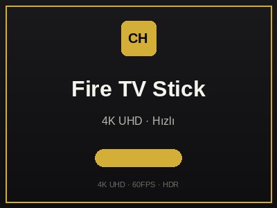 Amazon Fire TV Stick IPTV kurulum