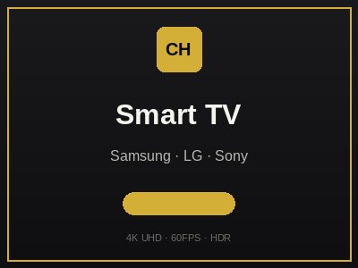 Smart TV IPTV - Samsung LG Sony